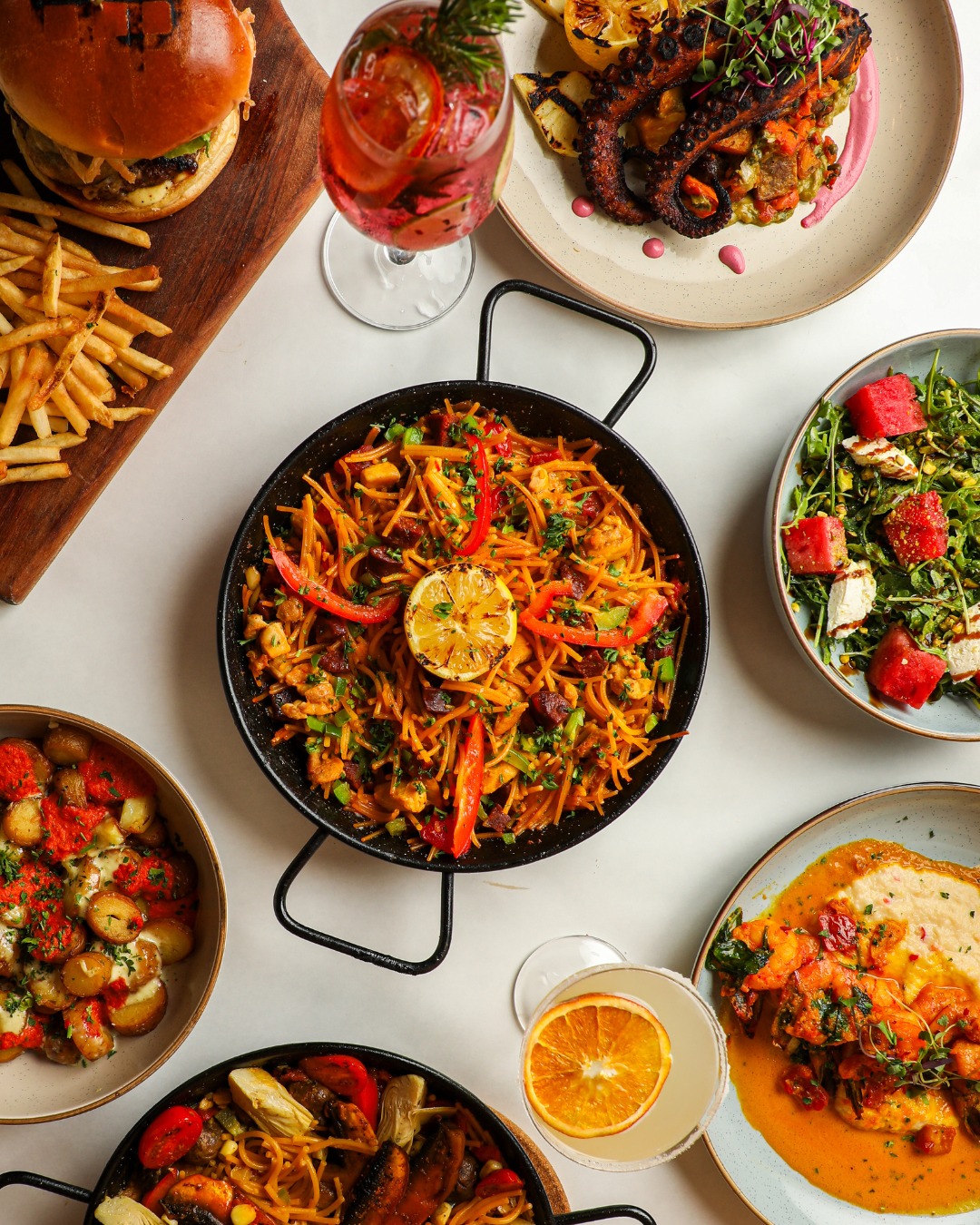 Signature Spanish dishes at Valencia